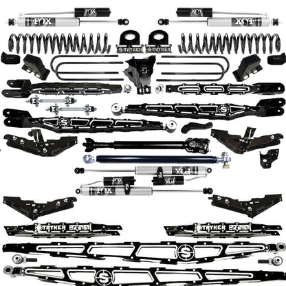 LONG ARM 10" F250 F350 4-LINK LIFT KIT 2017-2022 SUPER DUTY