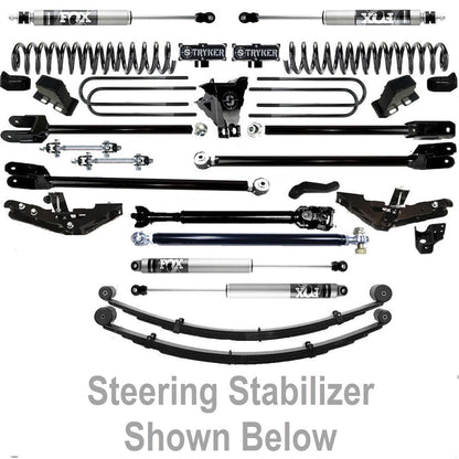 TUBE LONG ARM 12" F250 F350 4-LINK LIFT KIT 2011-2016 SUPER DUTY 4WD
