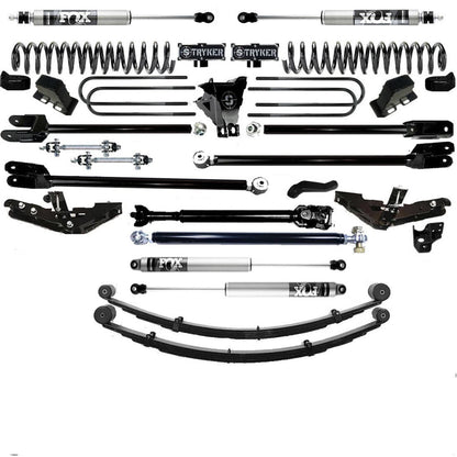 TUBE LONG ARM 12" F250 F350 4-LINK LIFT KIT 2011-2016 SUPER DUTY 4WD