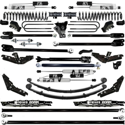 TUBE LONG ARM 12" F250 F350 4-LINK LIFT KIT 2011-2016 SUPER DUTY 4WD