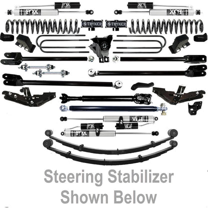 TUBE LONG ARM 12" F250 F350 4-LINK LIFT KIT 2011-2016 SUPER DUTY 4WD