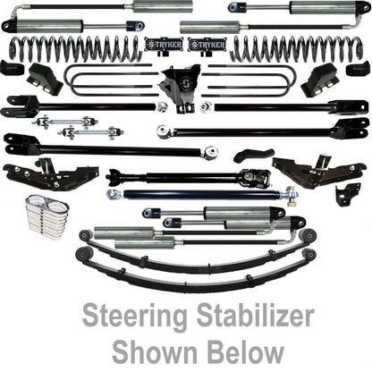TUBE LONG ARM 12" F250 F350 4-LINK LIFT KIT 2011-2016 SUPER DUTY 4WD