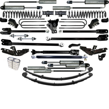 TUBE LONG ARM 12" F250 F350 4-LINK LIFT KIT 2011-2016 SUPER DUTY 4WD