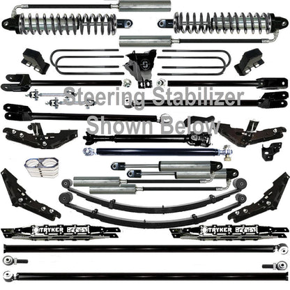 TUBE LONG ARM 12" F250 F350 4-LINK LIFT KIT 2011-2016 SUPER DUTY 4WD
