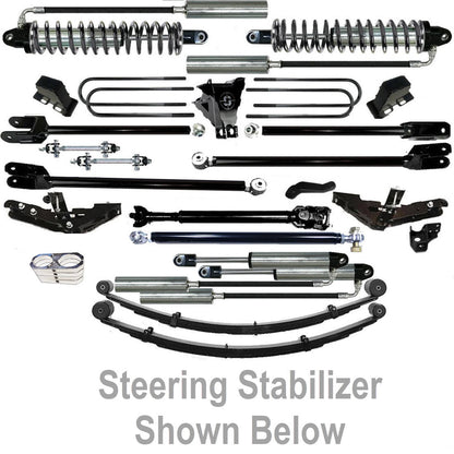 TUBE LONG ARM 12" F250 F350 4-LINK LIFT KIT 2011-2016 SUPER DUTY 4WD
