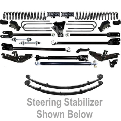 TUBE LONG ARM 12" F250 F350 4-LINK LIFT KIT 2011-2016 SUPER DUTY 4WD