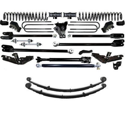 TUBE LONG ARM 12" F250 F350 4-LINK LIFT KIT 2011-2016 SUPER DUTY 4WD