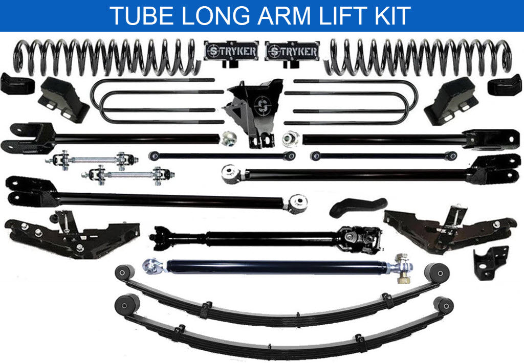 TUBE LONG ARM 12" F450 4-LINK LIFT KIT 2023 to 2026 SUPER DUTY