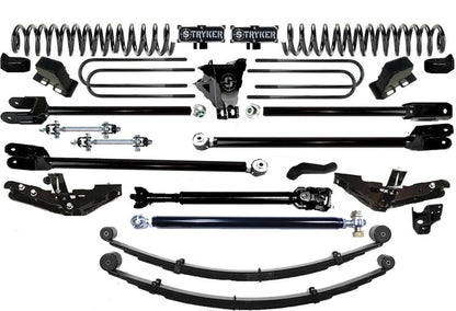 TUBE LONG ARM 12" F250 F350 4-LINK LIFT KIT 2011-2016 SUPER DUTY 4WD