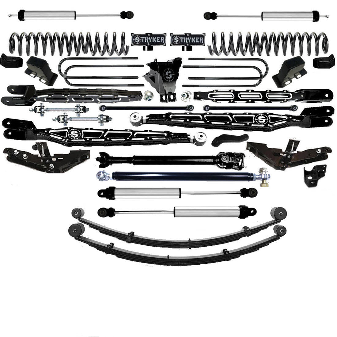 LONG ARM 12" F450 4-LINK LIFT KIT 2023 to 2026 SUPER DUTY