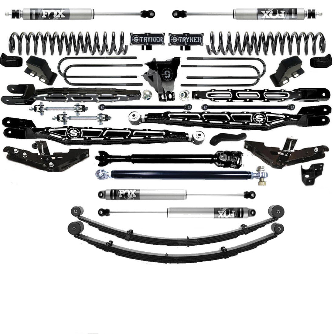 LONG ARM 12" F450 4-LINK LIFT KIT 2023 to 2026 SUPER DUTY