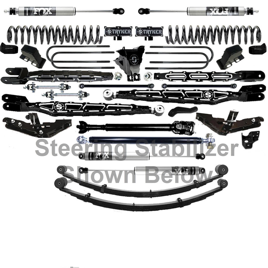 LONG ARM 12" F450 4-LINK LIFT KIT 2023 to 2026 SUPER DUTY