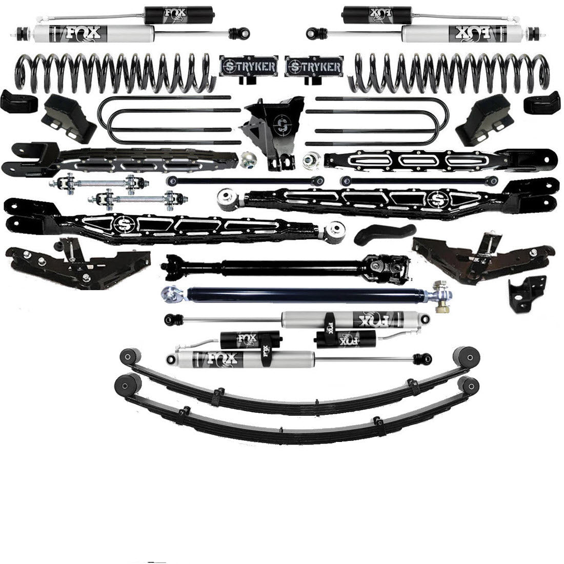 LONG ARM 12" F450 4-LINK LIFT KIT 2023 to 2026 SUPER DUTY