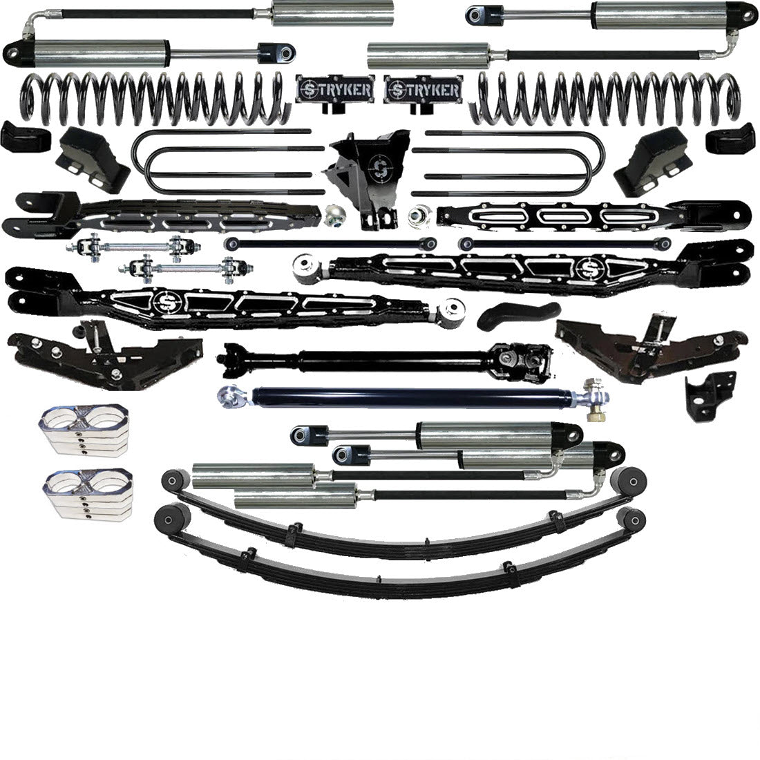 LONG ARM 12" F450 4-LINK LIFT KIT 2023 to 2026 SUPER DUTY