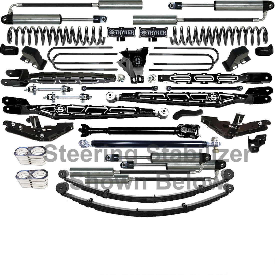 LONG ARM 12" F450 4-LINK LIFT KIT 2023 to 2026 SUPER DUTY