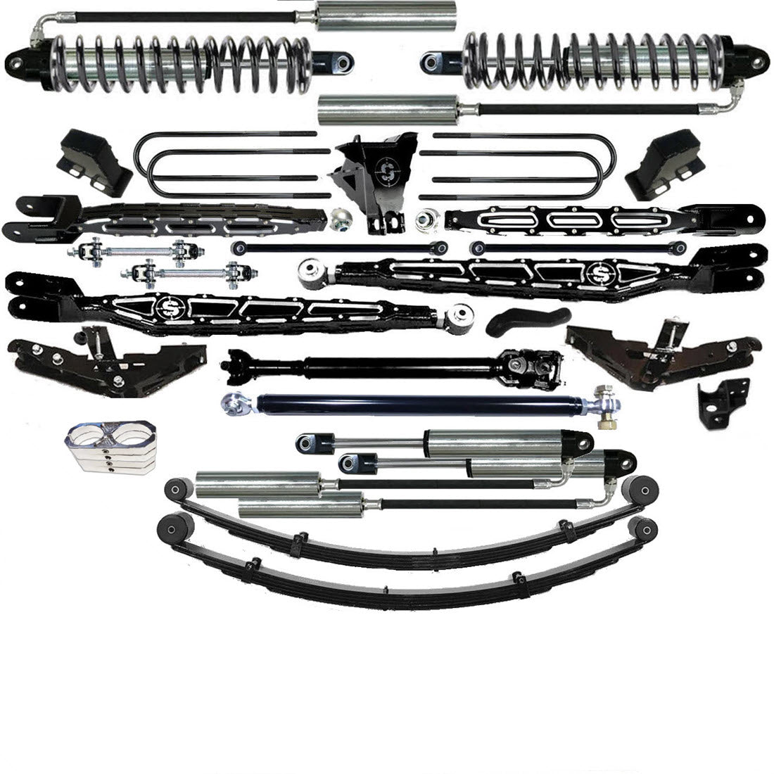 LONG ARM 12" F450 4-LINK LIFT KIT 2023 to 2026 SUPER DUTY