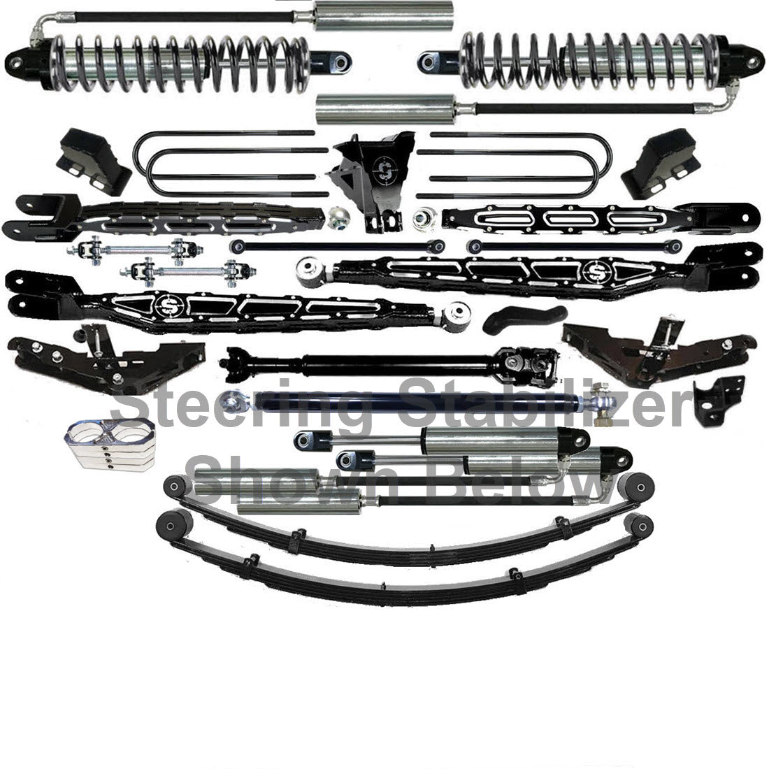 LONG ARM 12" F450 4-LINK LIFT KIT 2023 to 2026 SUPER DUTY