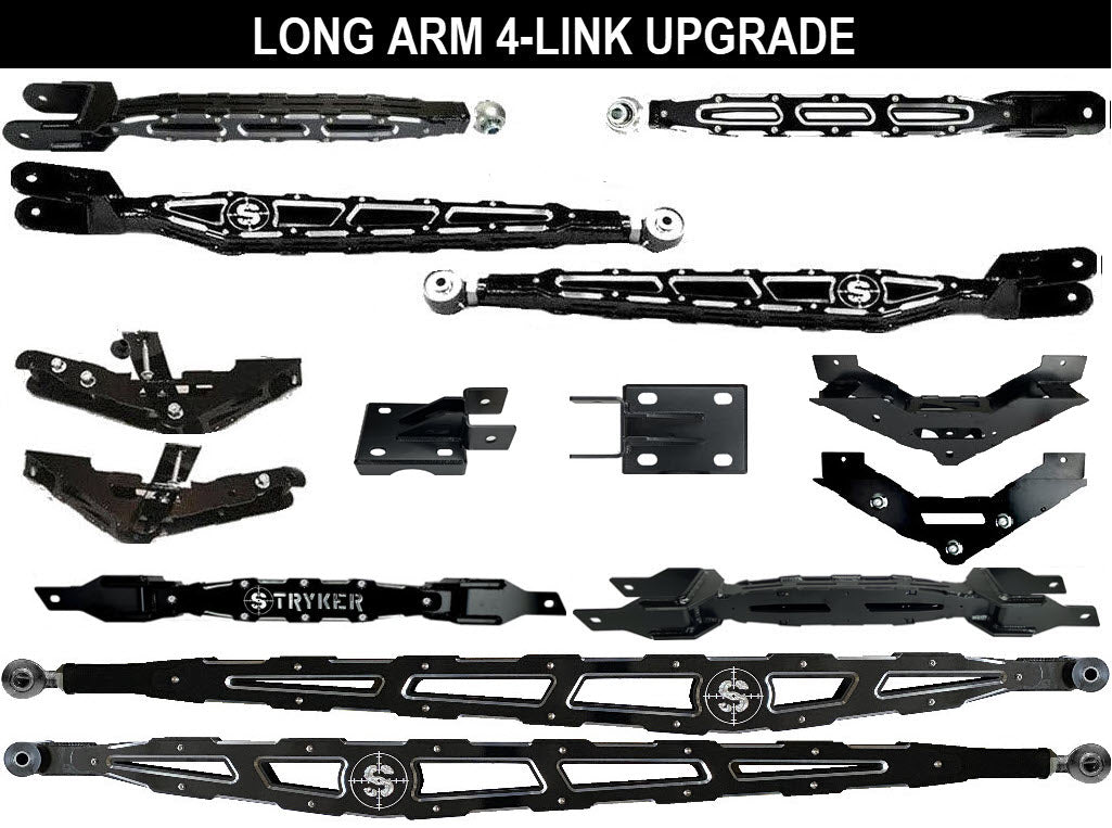 7" to 14" F450 LONG ARM 4-Link Lift Upgrade for 2023 to 2026 Super Duty