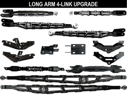 7" to 14" F450 LONG ARM 4-Link Lift Upgrade for 2023 to 2026 Super Duty