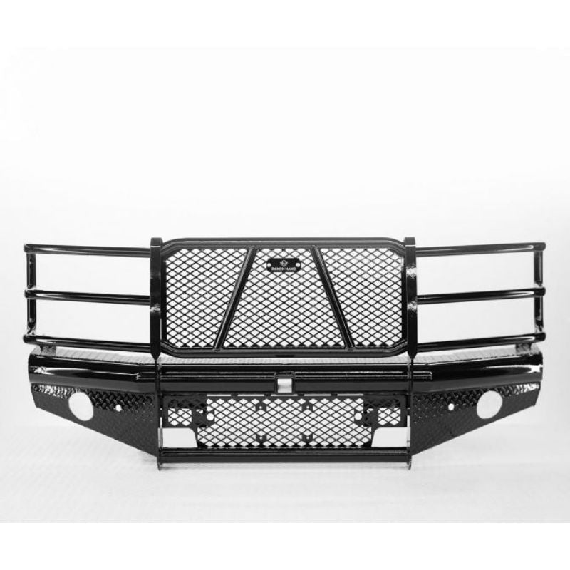Ranch Hand Legend Series Front Bumper W/ Grille Guard Fits Select 15-19 Chevrolet Silverado 2500 HD/3500 HD Model FBC151BLR