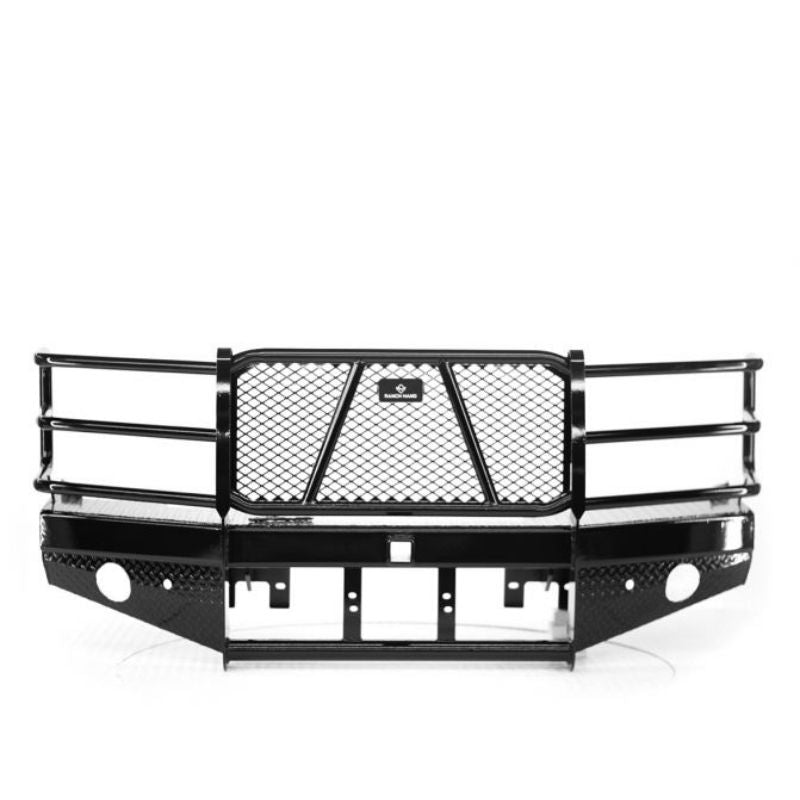 Ranch Hand Sport Series Winch Ready Front Bumper W/ Grille Guard Fits Select 15-19 Chevrolet Silverado 2500 HD/3500 HD Model FBC155BLR