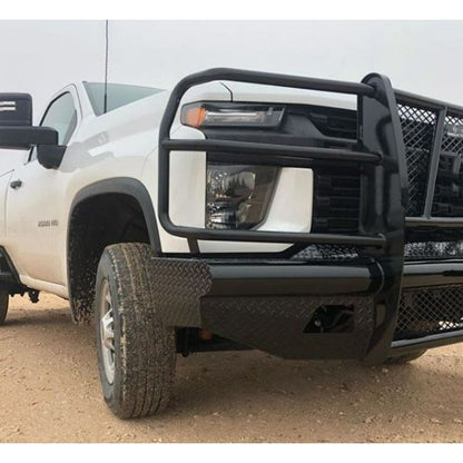 Ranch Hand Legend Series Front Bumper W/ Grille Guard Fits Select 20-23 Chevrolet Silverado 2500 HD/3500 HD Model FBC201BLR