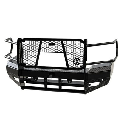 Ranch Hand Sport Series Winch Ready Front Bumper W/ Grille Guard Fits Select 19-24 Ram 2500/3500 Model FBD195BLRC