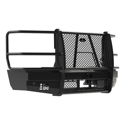 Ranch Hand Sport Series Winch Ready Front Bumper W/ Grille Guard Works W/ Camera Fits Select Ford Super Duty F-250/F-350/F-450/F-550 Model FBF235BLR