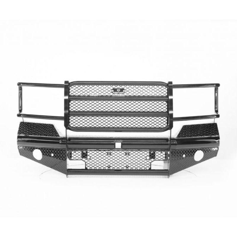 Ranch Hand Legend Series Front Bumper W/ Grille Guard Fits Select 15-19 GMC Sierra 2500 HD/3500 HD Model FBG151BLR