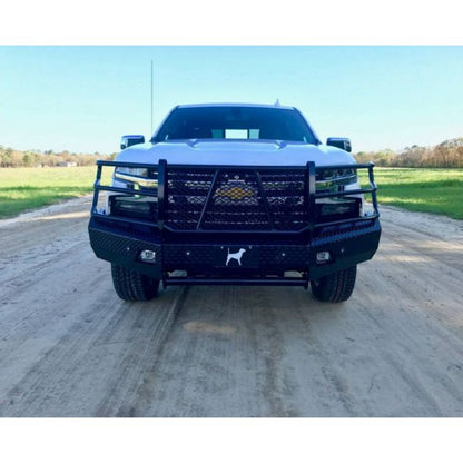 Ranch Hand Summit Series Front Bumper W/ Grille Guard Fits Select 19-22 Chevrolet Silverado 1500  Model FSC19HBL1