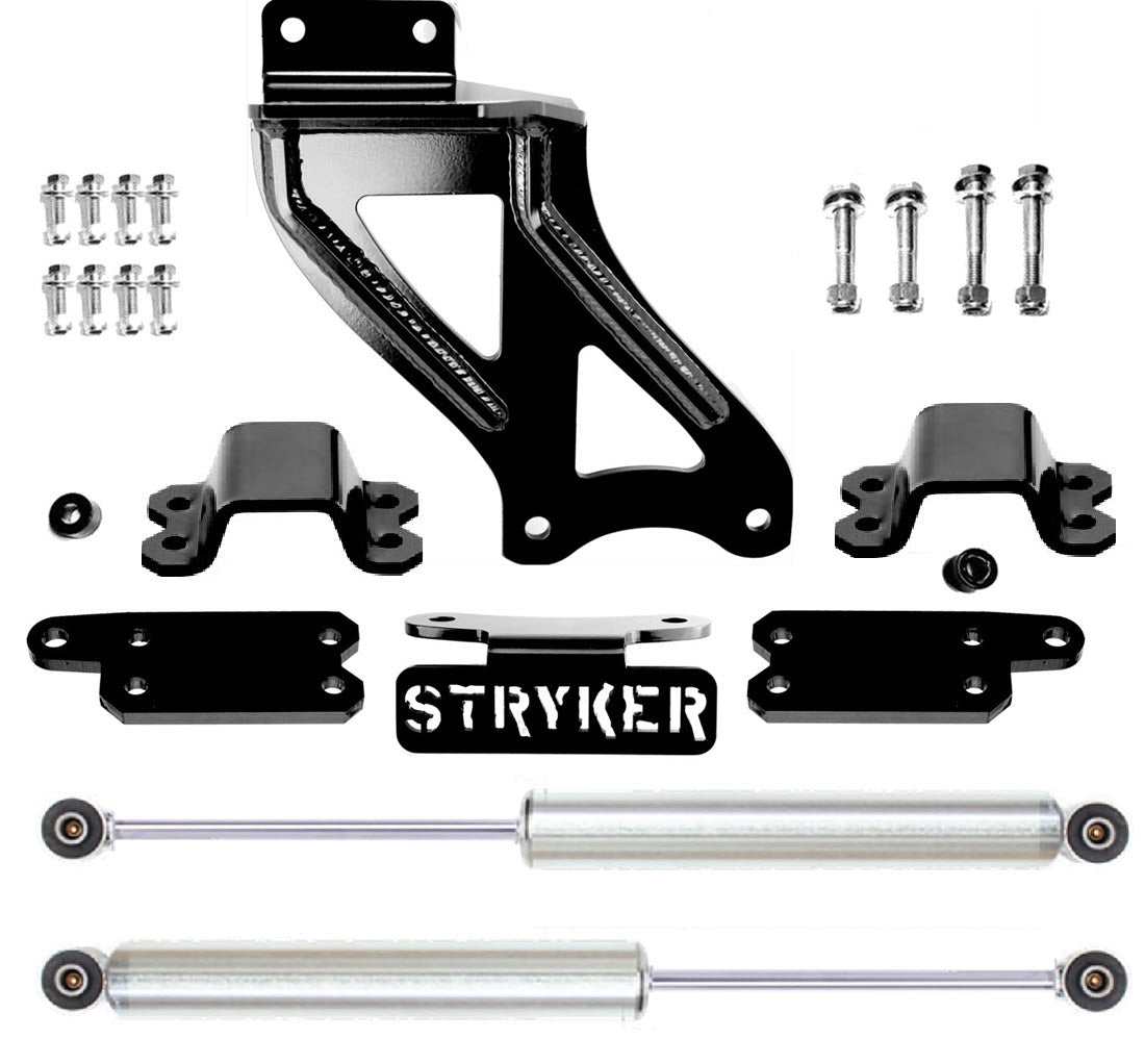 Dodge Ram Dual Steering Stabilizers  for 3500 2013 to 2026 OR 2500 2014 to 2026
