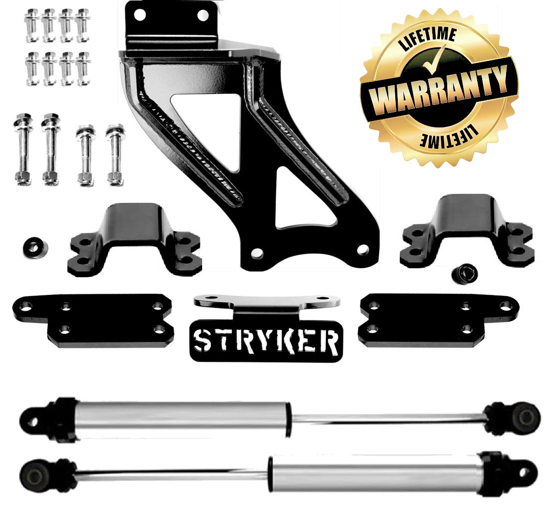 Dodge Ram Dual Steering Stabilizers  for 3500 2013 to 2026 OR 2500 2014 to 2026