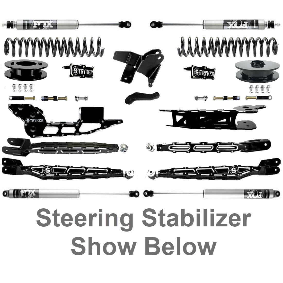 4" Ram 3500 4-Link Lift Kit 2019 TO 2025 DODGE RAM HEAVY DUTY