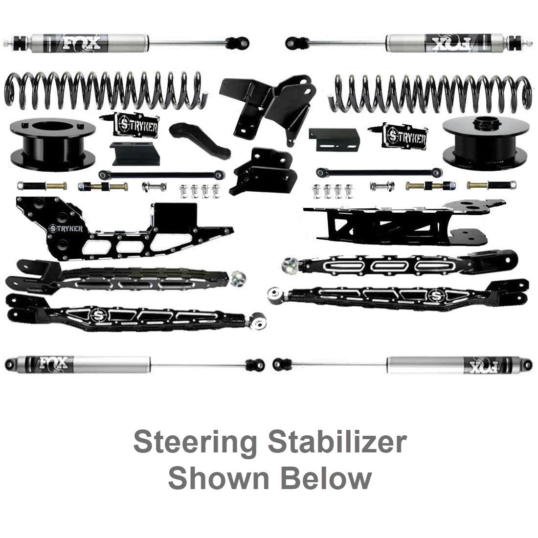 6" Ram 2500 4-Link Lift Kit for 2019 TO 2025 DODGE RAM HEAVY DUTY