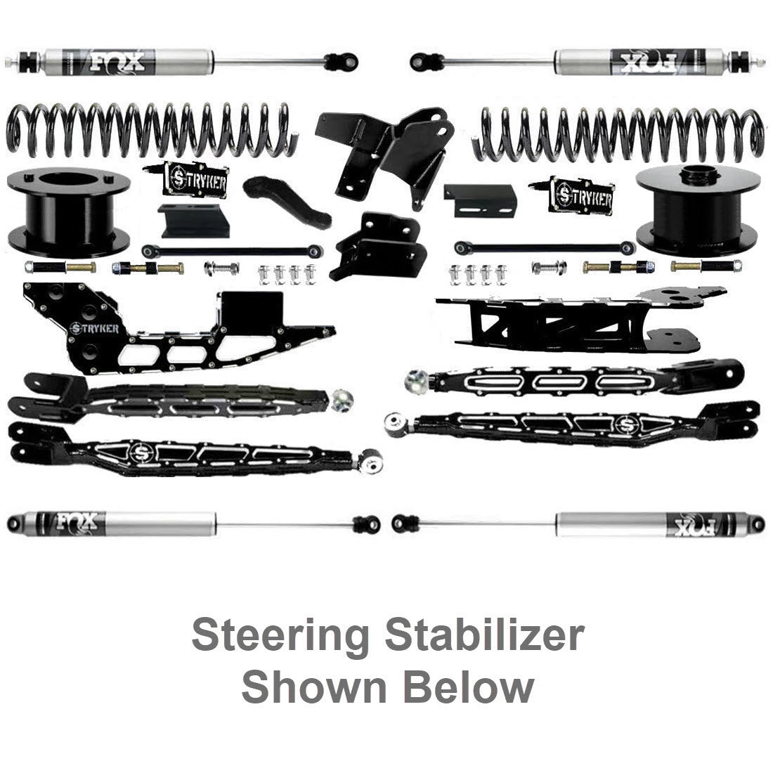 8" Ram 2500 4-Link Lift Kit for 2014 TO 2018 DODGE RAM HEAVY DUTY