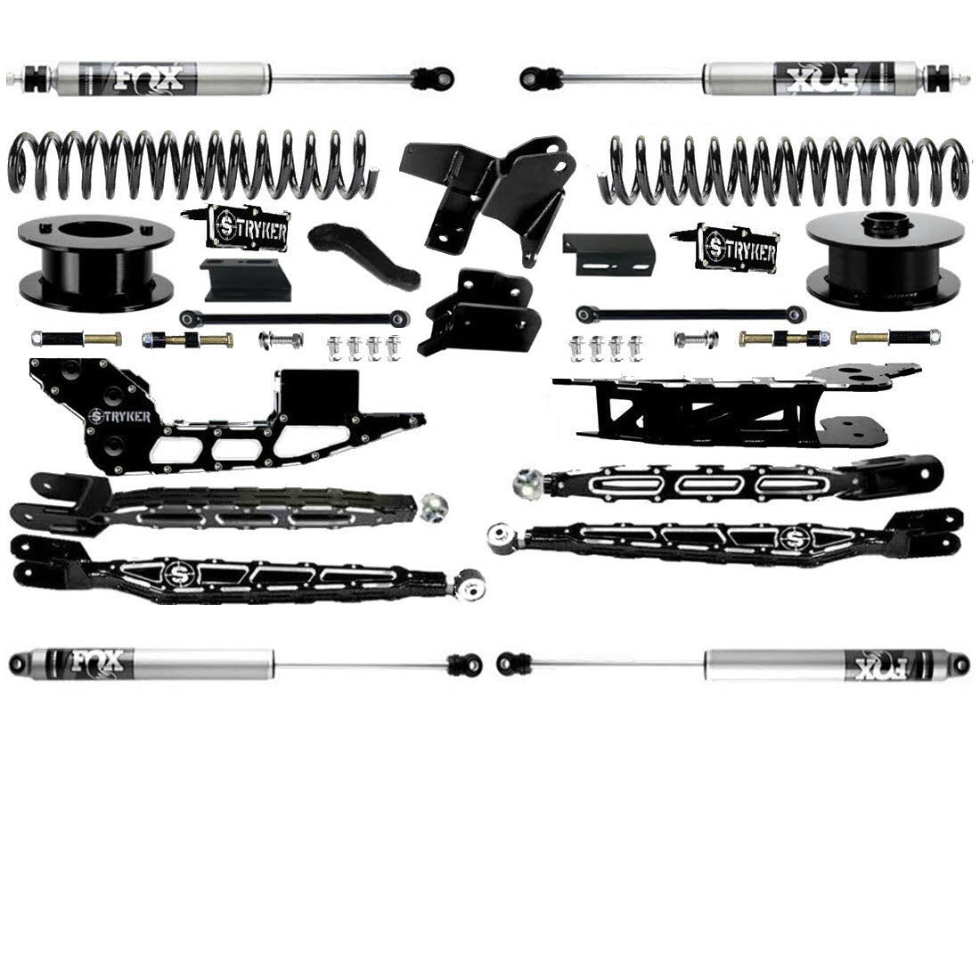 6" Ram 2500 4-Link Lift Kit for 2019 TO 2025 DODGE RAM HEAVY DUTY