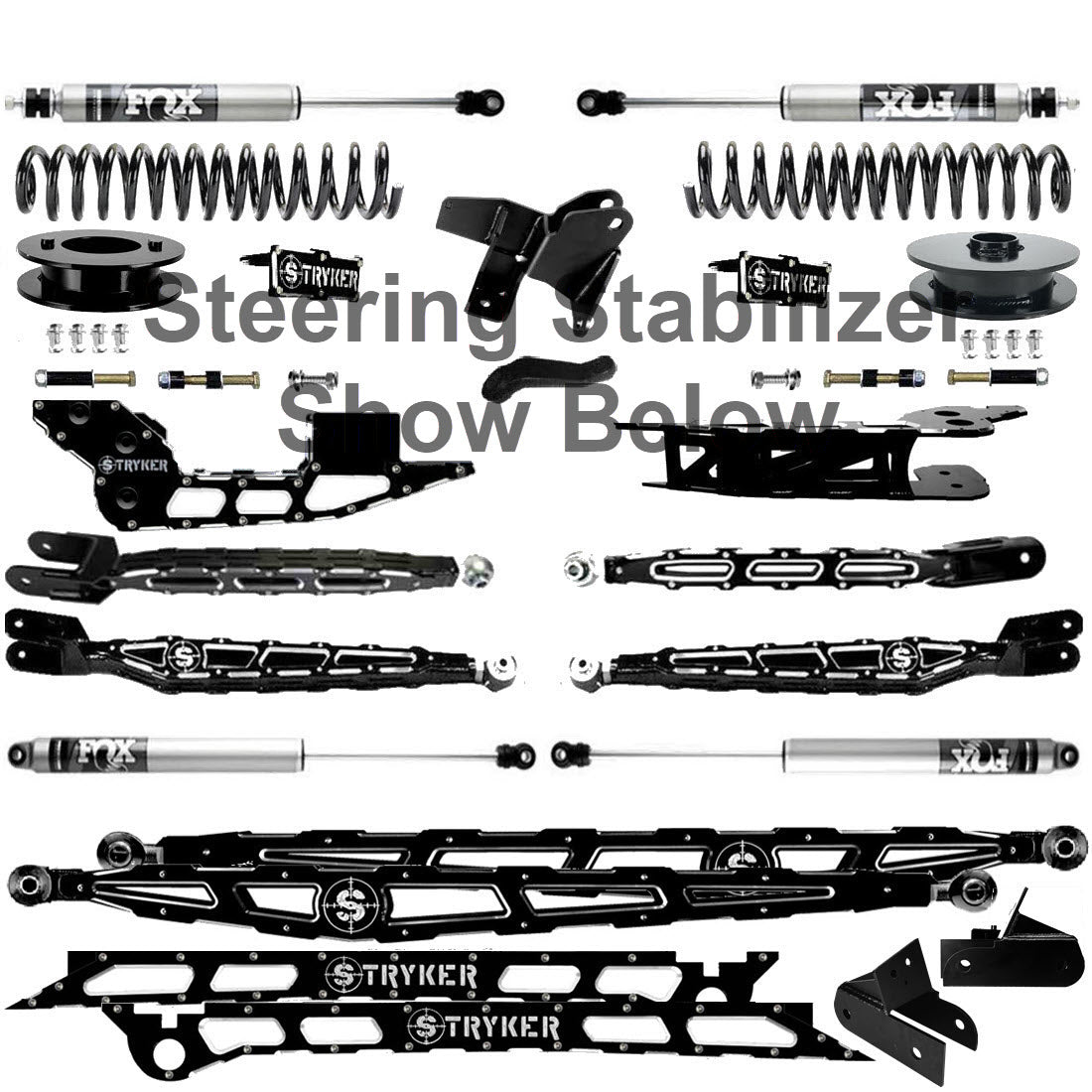 4" Ram 2500 Lift Kit 4-Link 2019 TO 2025 DODGE RAM HEAVY DUTY