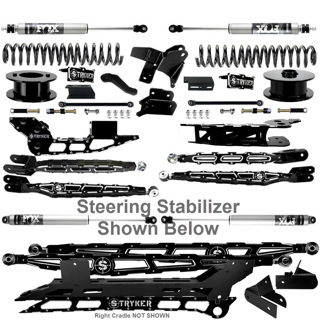 6" Ram 2500 4-Link Lift Kit for 2019 TO 2025 DODGE RAM HEAVY DUTY