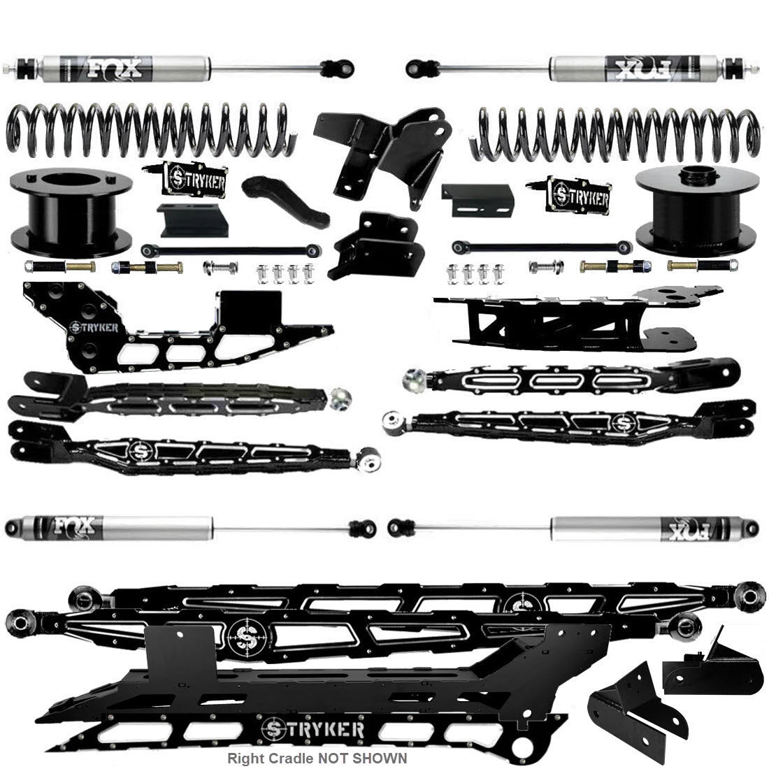 8" Ram 2500 4-Link Lift Kit for 2019 TO 2025 DODGE RAM HEAVY DUTY