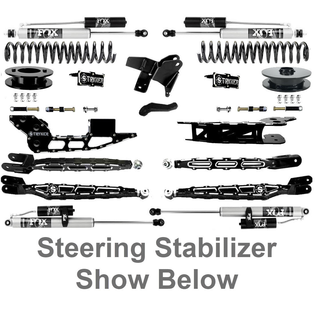 4" Ram 2500 Lift Kit 4-Link 2019 TO 2025 DODGE RAM HEAVY DUTY