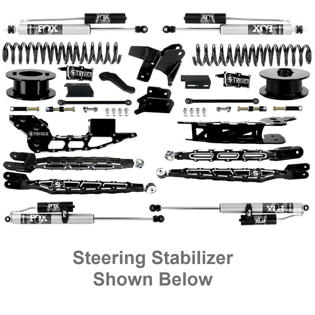 6" Ram 2500 4-Link Lift Kit for 2019 TO 2025 DODGE RAM HEAVY DUTY