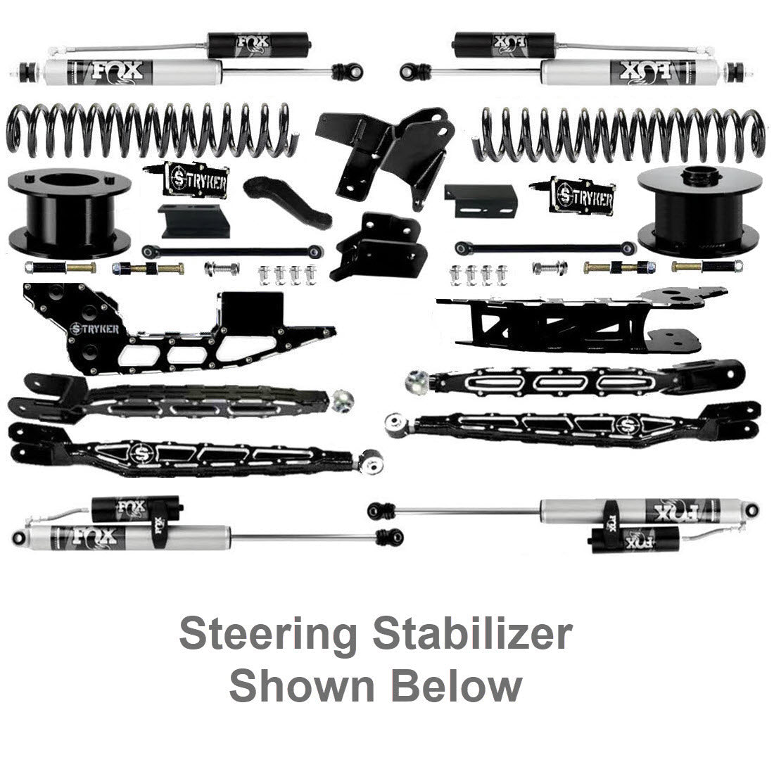 8" Ram 2500 4-Link Lift Kit for 2014 TO 2018 DODGE RAM HEAVY DUTY