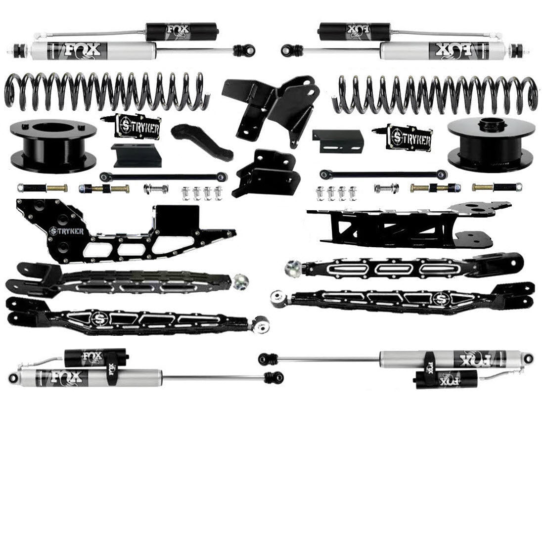 6" Ram 3500 4-Link Lift Kit for 2019 TO 2025 DODGE RAM HEAVY DUTY