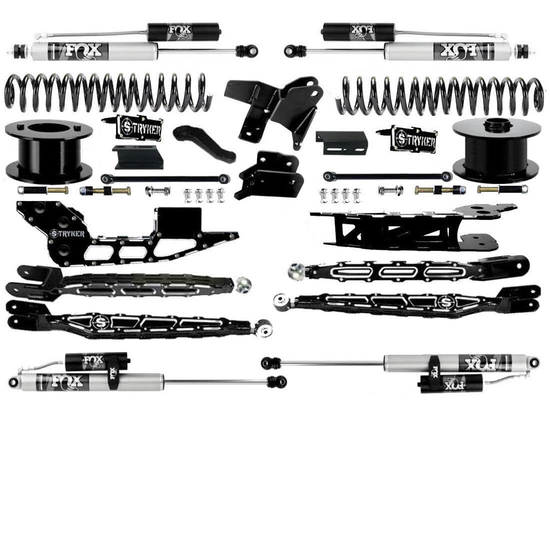 8" Ram 2500 4-Link Lift Kit for 2014 TO 2018 DODGE RAM HEAVY DUTY