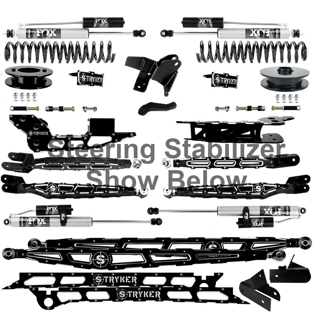 4" Ram 2500 Lift Kit 4-Link 2019 TO 2025 DODGE RAM HEAVY DUTY