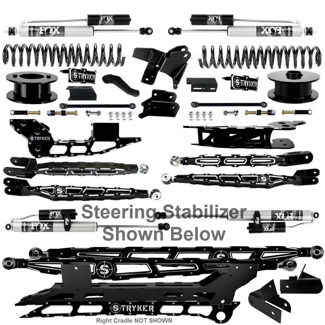6" Ram 2500 4-Link Lift Kit for 2019 TO 2025 DODGE RAM HEAVY DUTY