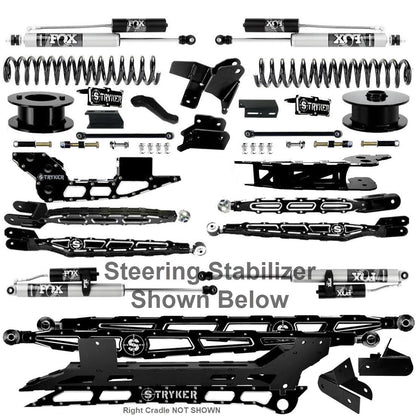6" Ram 3500 4-Link Lift Kit for 2019 TO 2025 DODGE RAM HEAVY DUTY