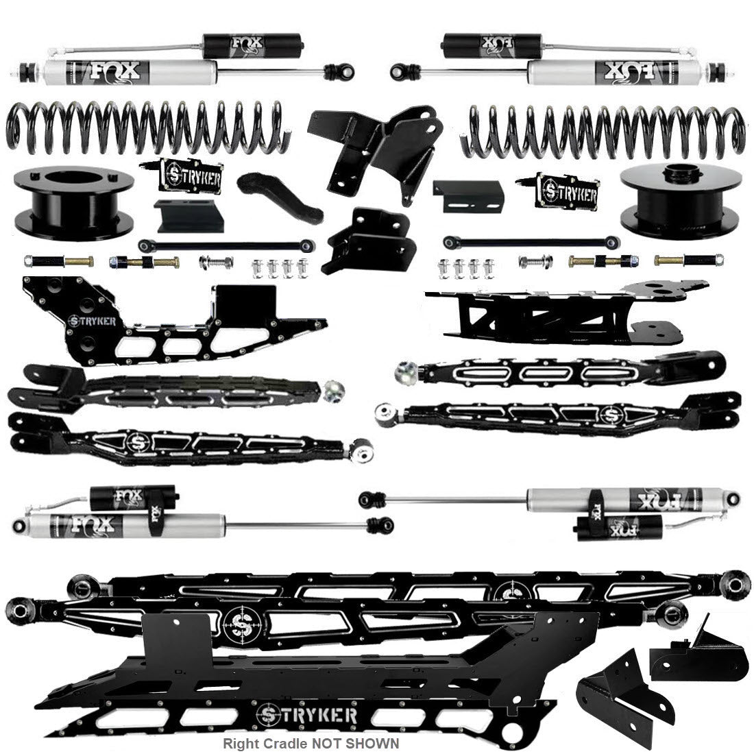 6" Ram 2500 4-Link Lift Kit for 2019 TO 2025 DODGE RAM HEAVY DUTY
