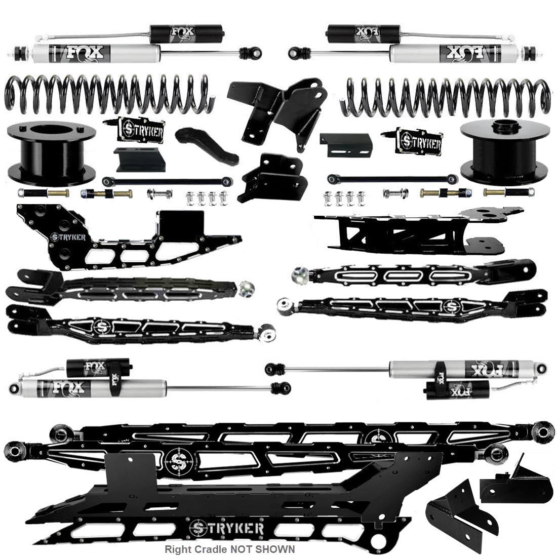 8" Ram 2500 4-Link Lift Kit for 2019 TO 2025 DODGE RAM HEAVY DUTY