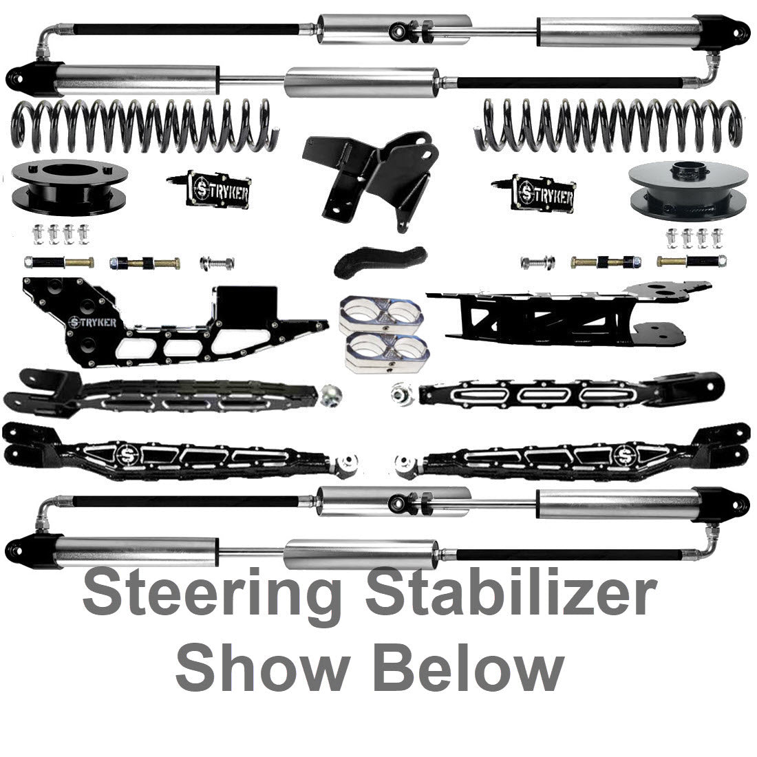 4" Ram 2500 Lift Kit 4-Link 2019 TO 2025 DODGE RAM HEAVY DUTY